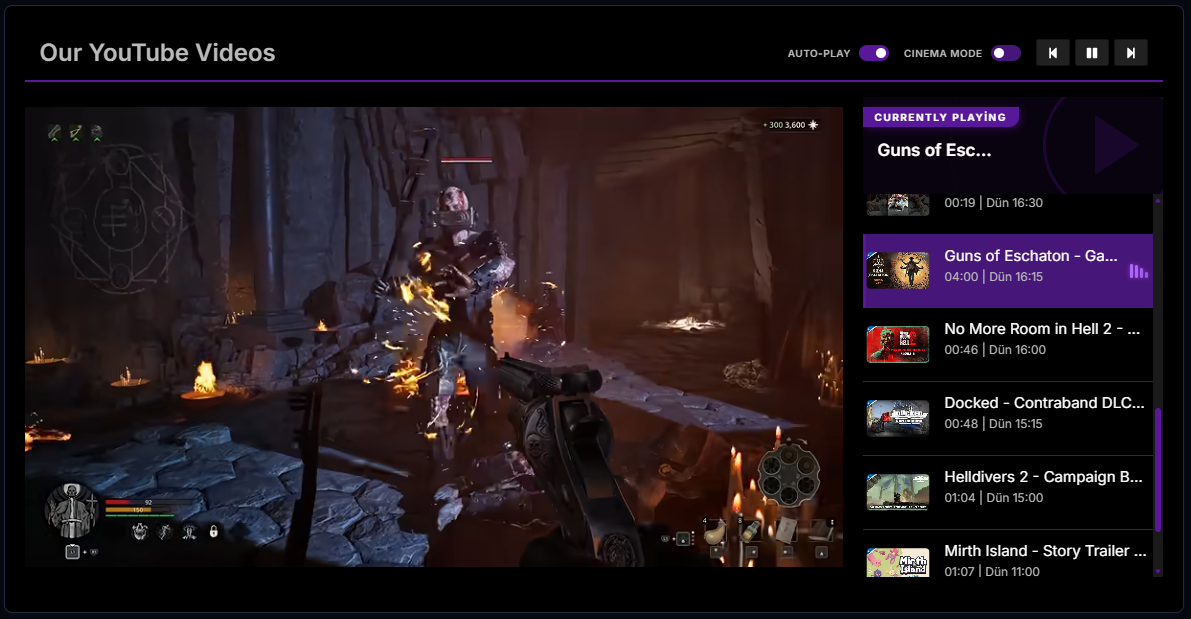 XenPress StreamHub Frontend View